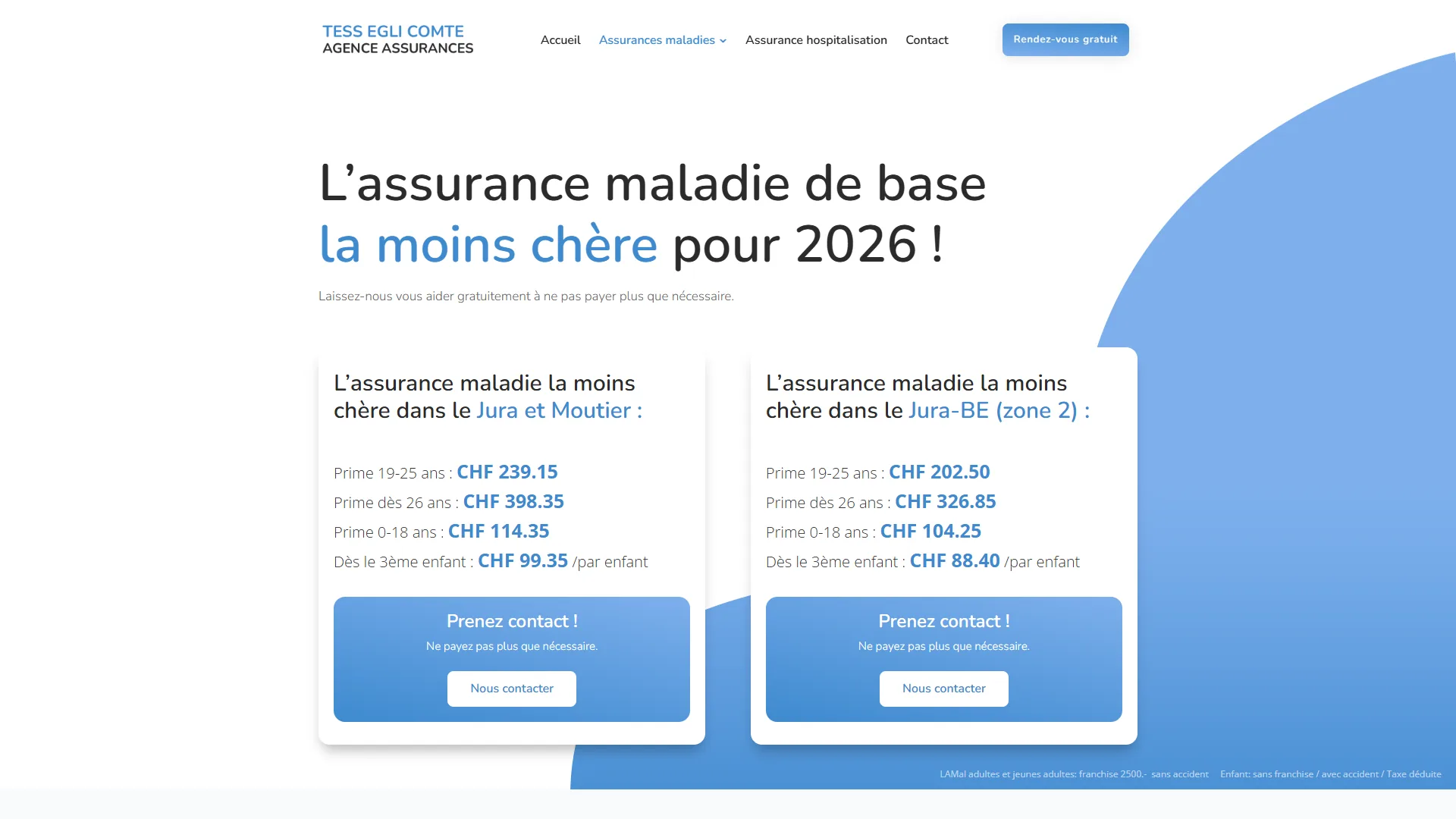 Le tableau des primes 2026, zones et tranches d'âge alignées pour comparer d'un regard.