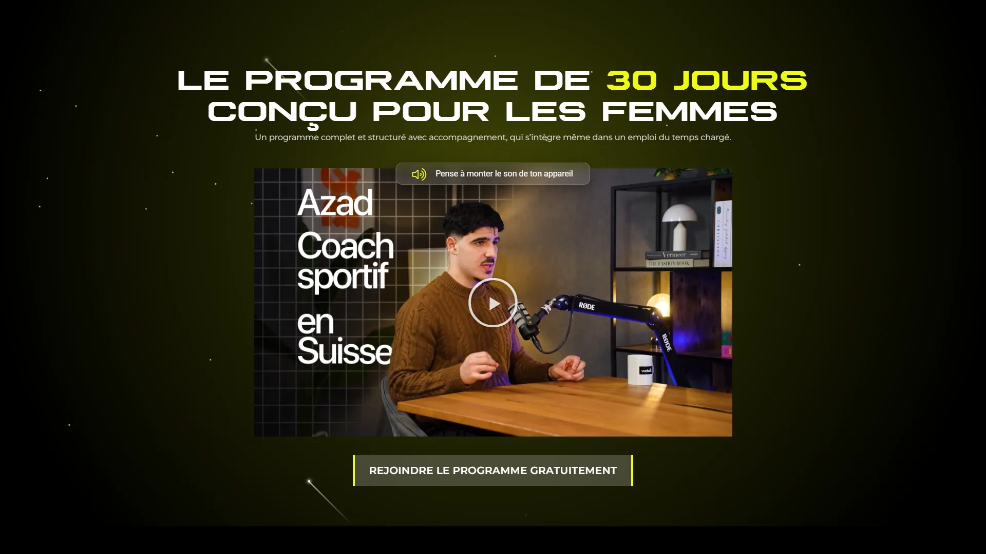 Momentum, le programme gratuit de trente jours pour les femmes.