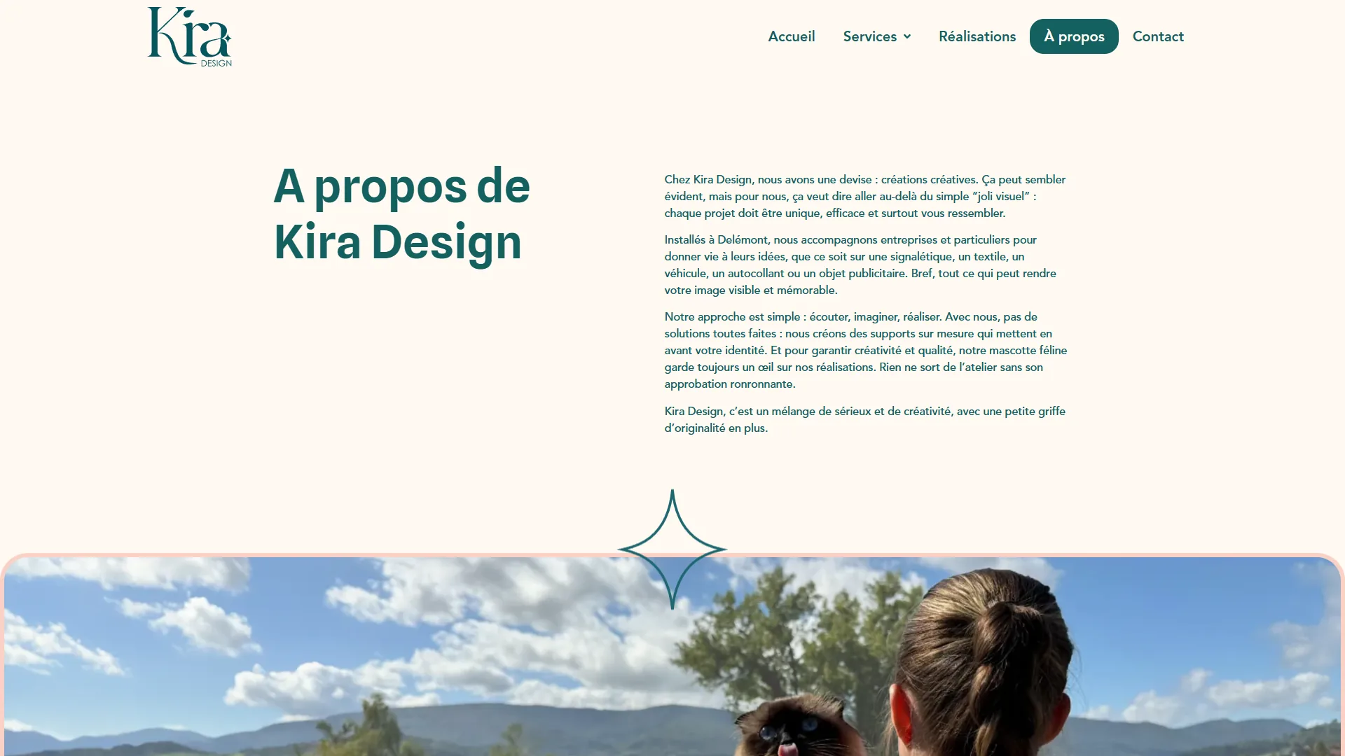 Malika Geiser, fondatrice de Kira Design.