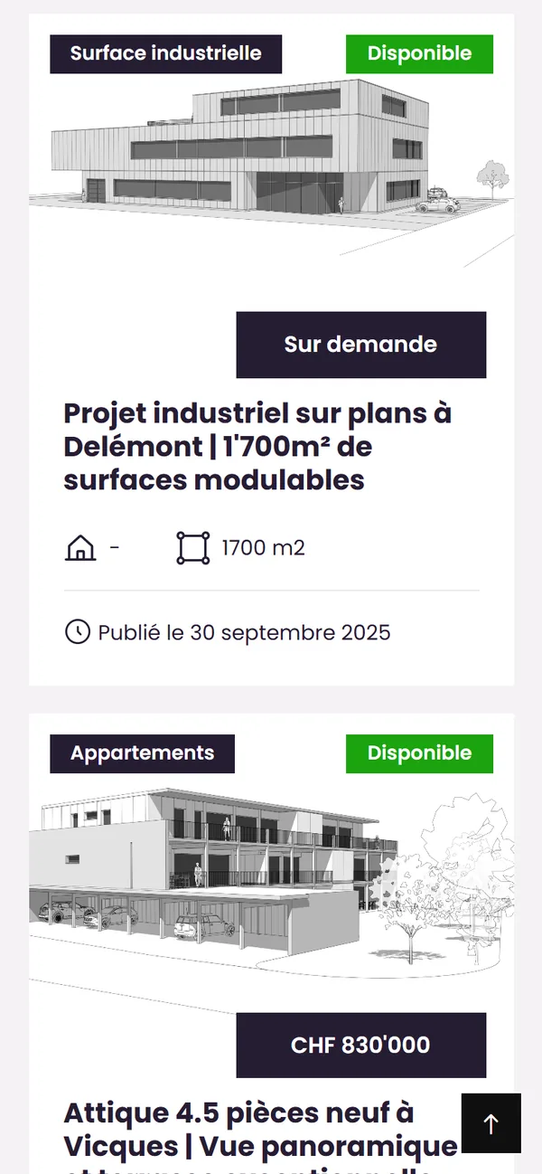 Le catalogue et ses biens, à jour sur le téléphone.
