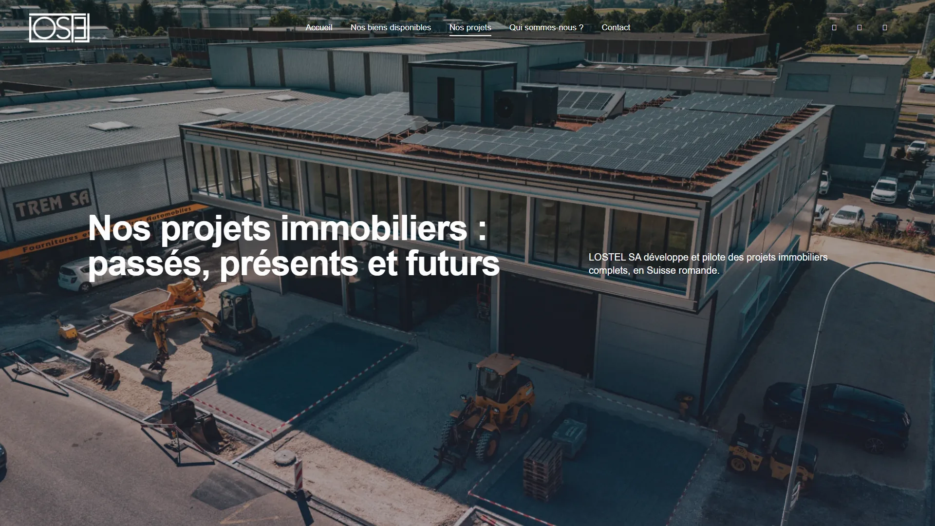 Nos projets immobiliers : passés, présents et futurs.