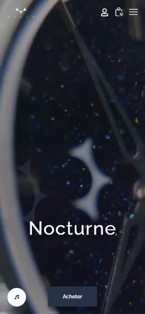 La Nocturne, plein cadre sur téléphone.