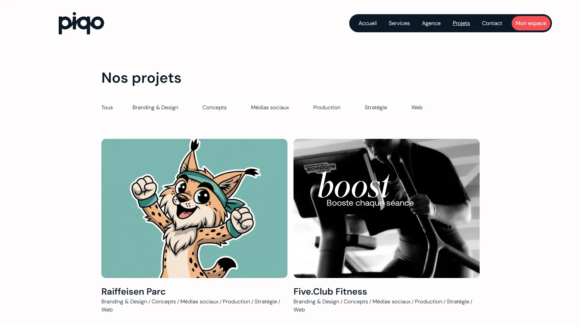 Les projets, dont deux menés avec e-Medias.