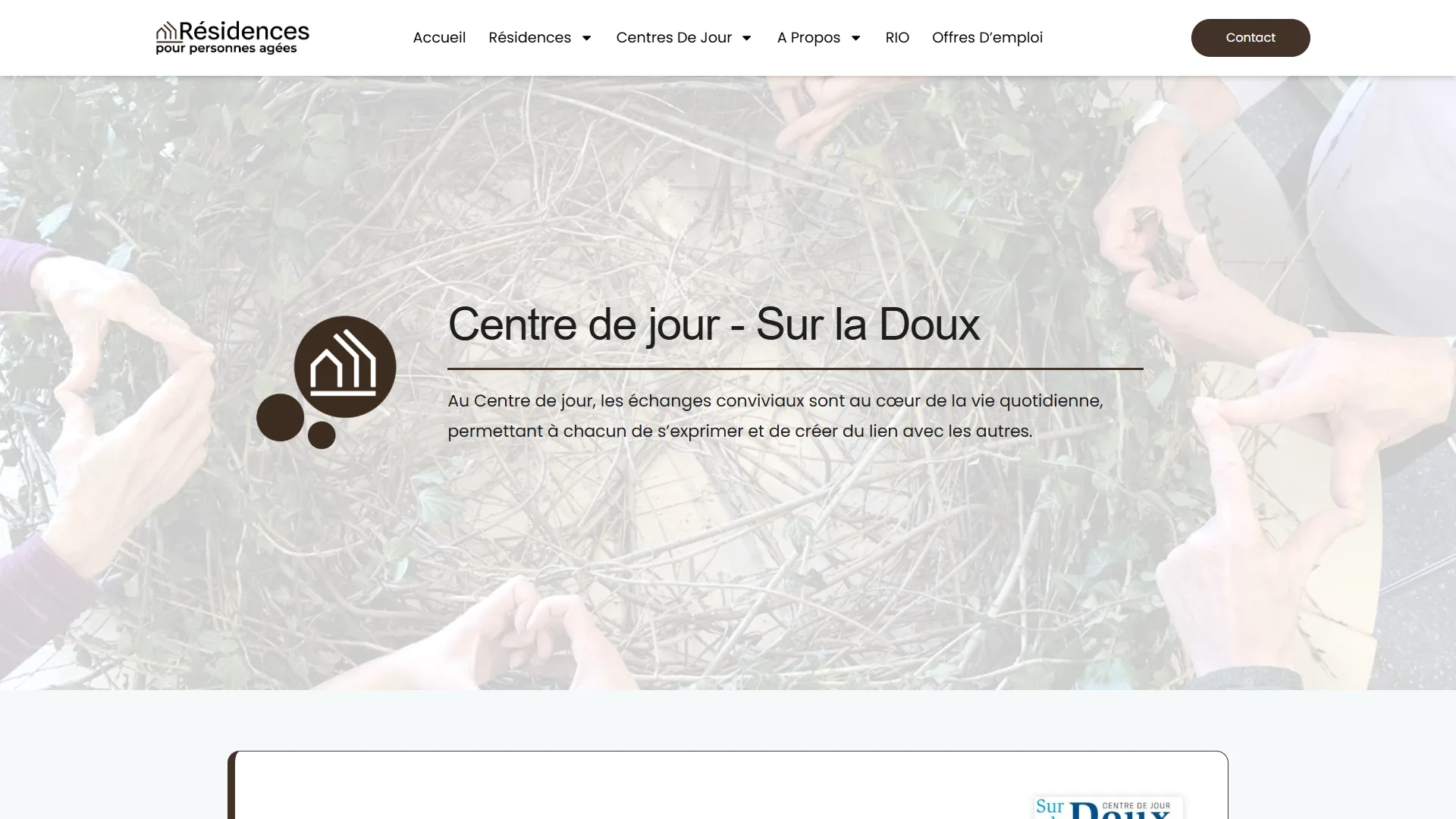 Le Centre de jour Sur la Doux, à Delémont.
