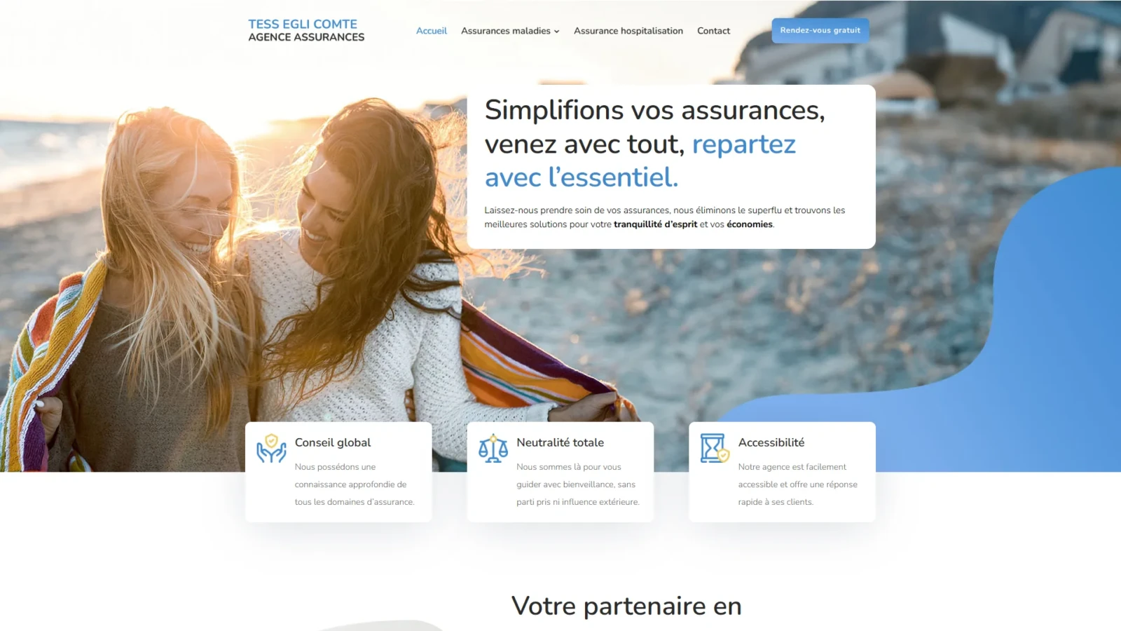 Agence Assurances Egli: Webentwicklung von e-Medias Group