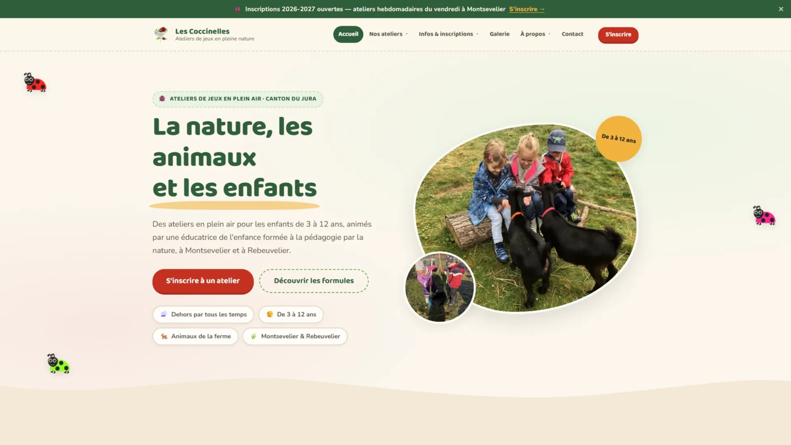 Ladybird Workshops : Développement web par e-Medias Group