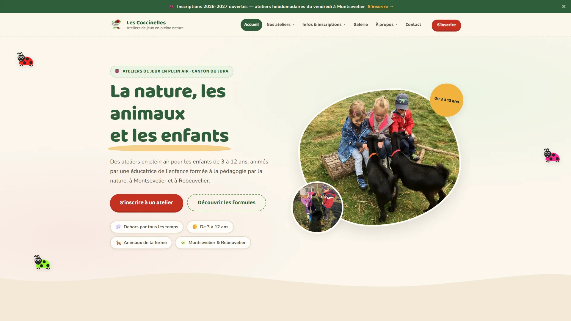 Ladybird Workshops : Développement web par e-Medias Group