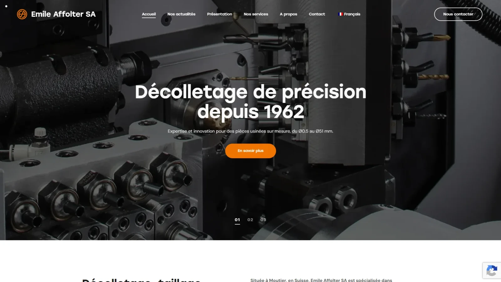 Emile Affolter SA : Développement web par e-Medias Group