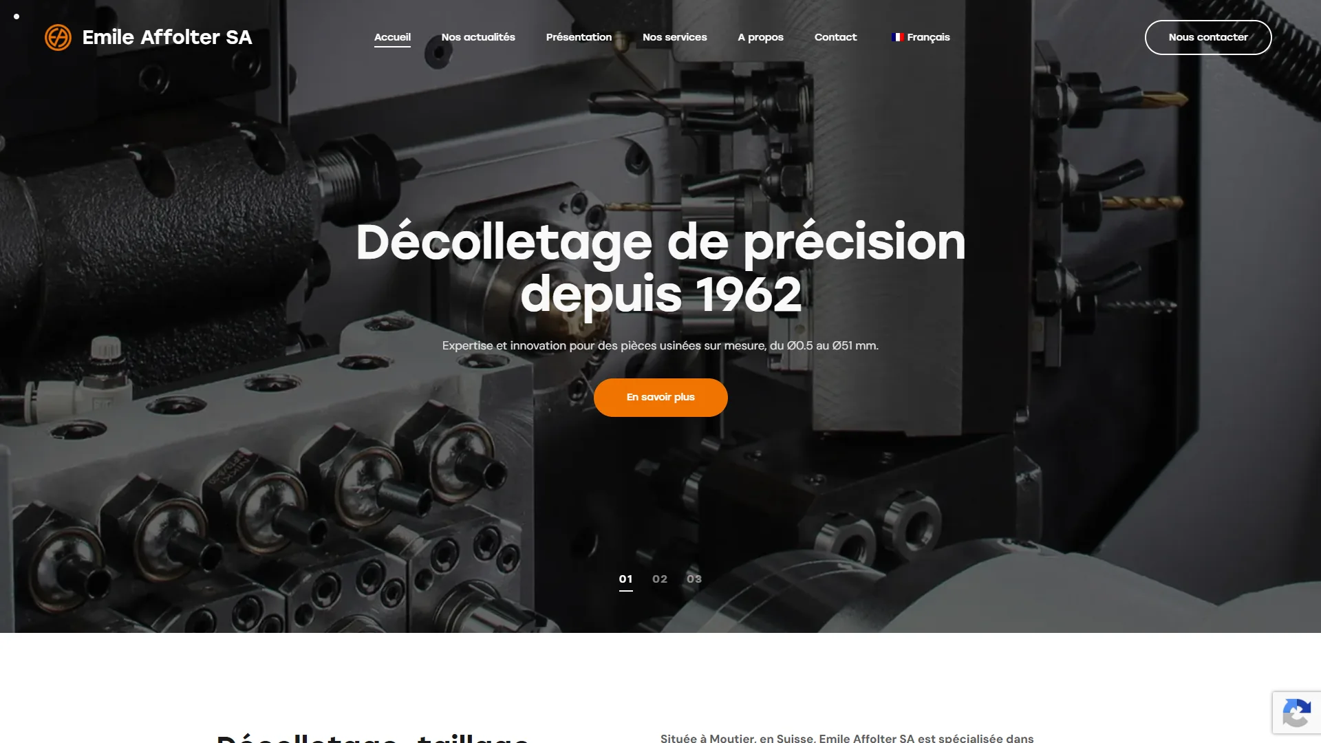 Emile Affolter SA : Développement web par e-Medias Group