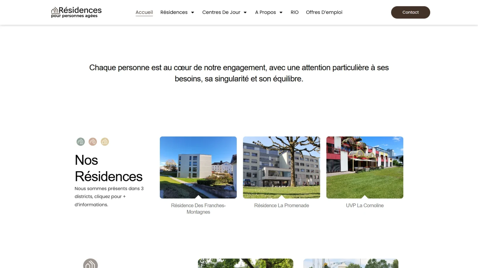 Résidences HJU : Développement web par e-Medias Group