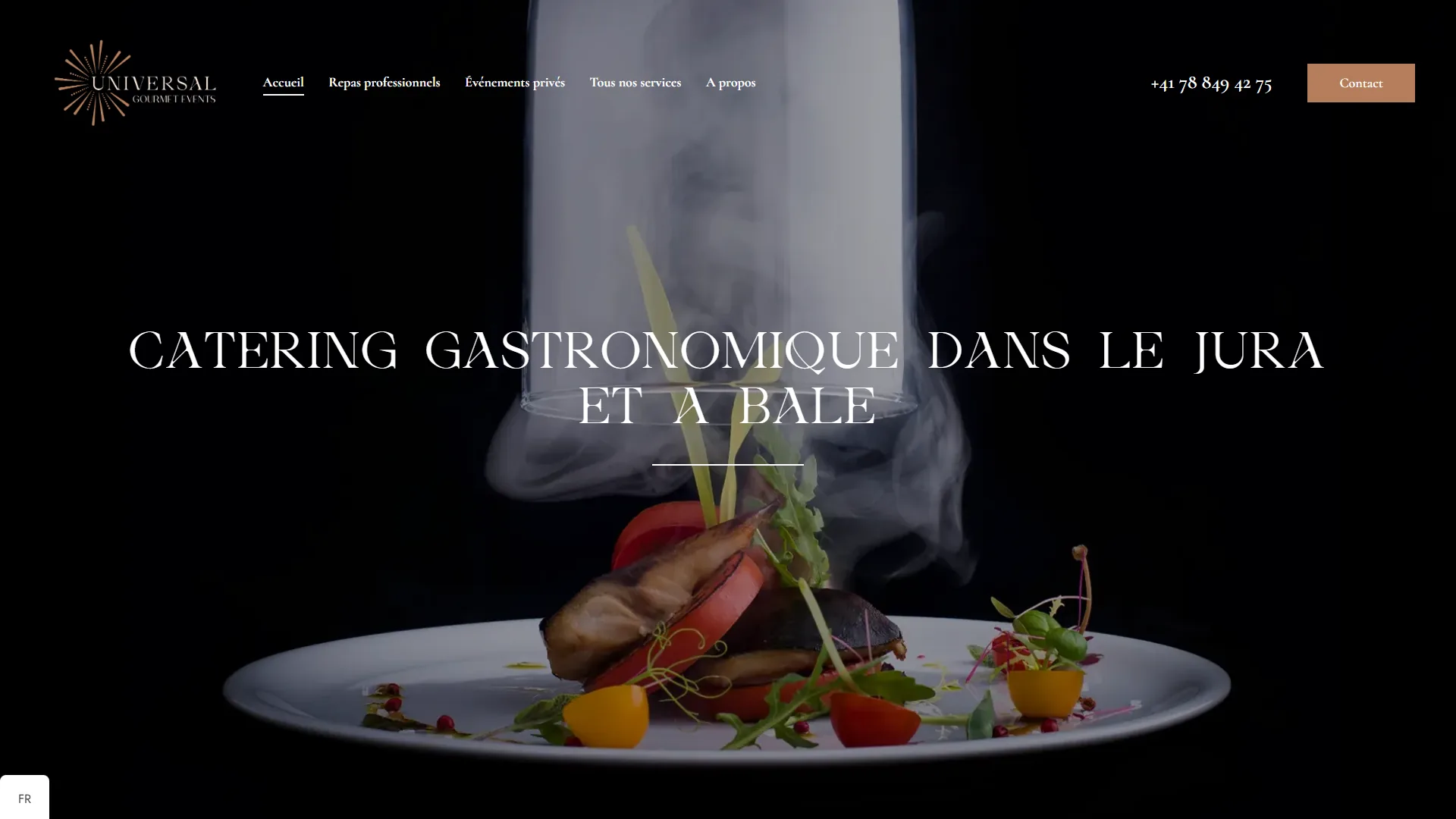 Universal Gourmet Events : Développement web par e-Medias Group
